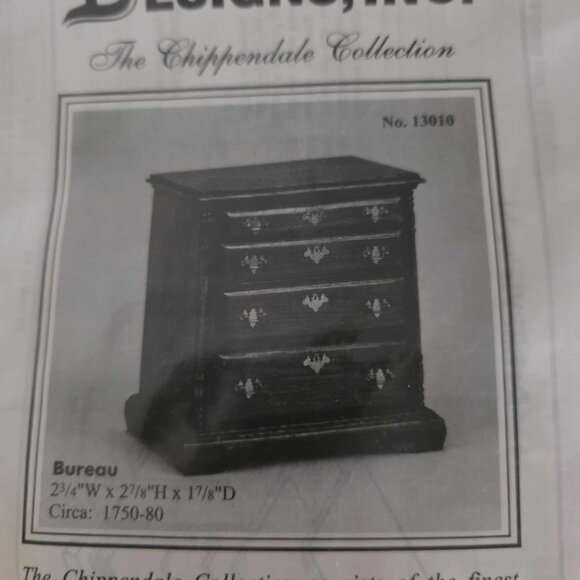 NWT Houseworks Shenandoah Designs Bureau Doll House Miniature Kit - Picture 4 of 4